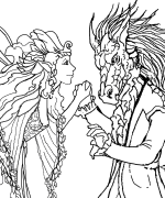 Magic The Gathering Pages Coloring Pages