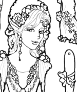 Stella Puppet Coloring Page