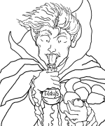 Professor Shoppenhauser Coloring Page