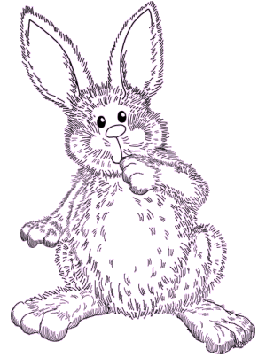 pics of easter bunnies to color. easter bunny pictures to color