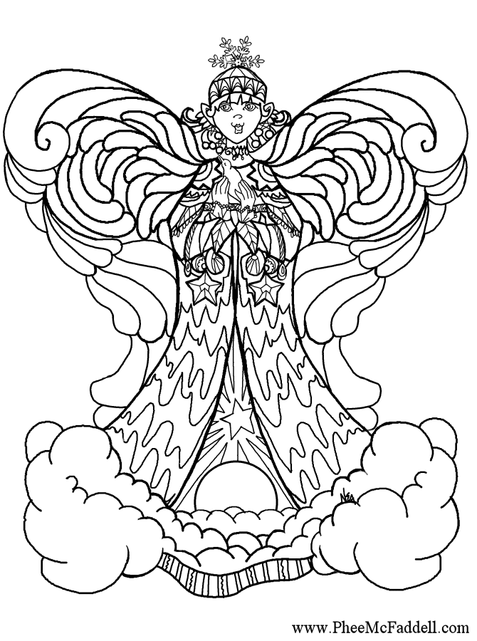 Angel With Dove www.pheemcfaddell.com